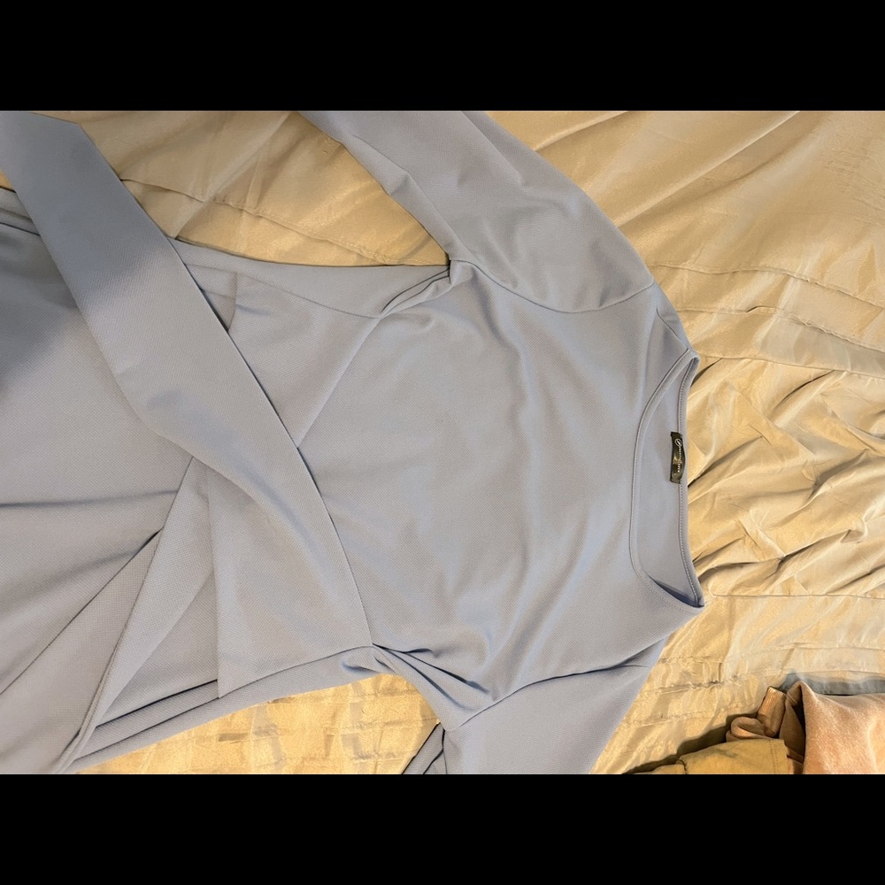Size L dusty Blue Dress long sleeve